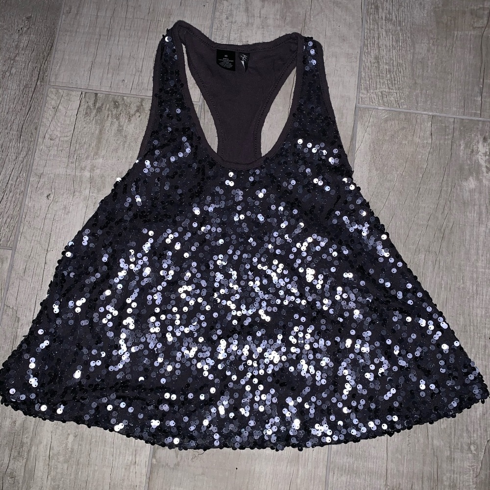 Sequin tank top